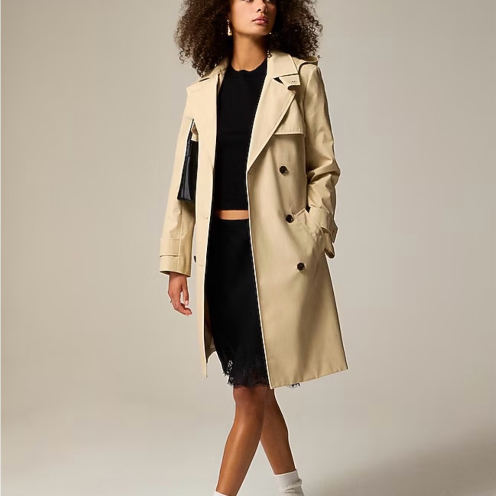 J. Crew Women's Tan Trench Coat